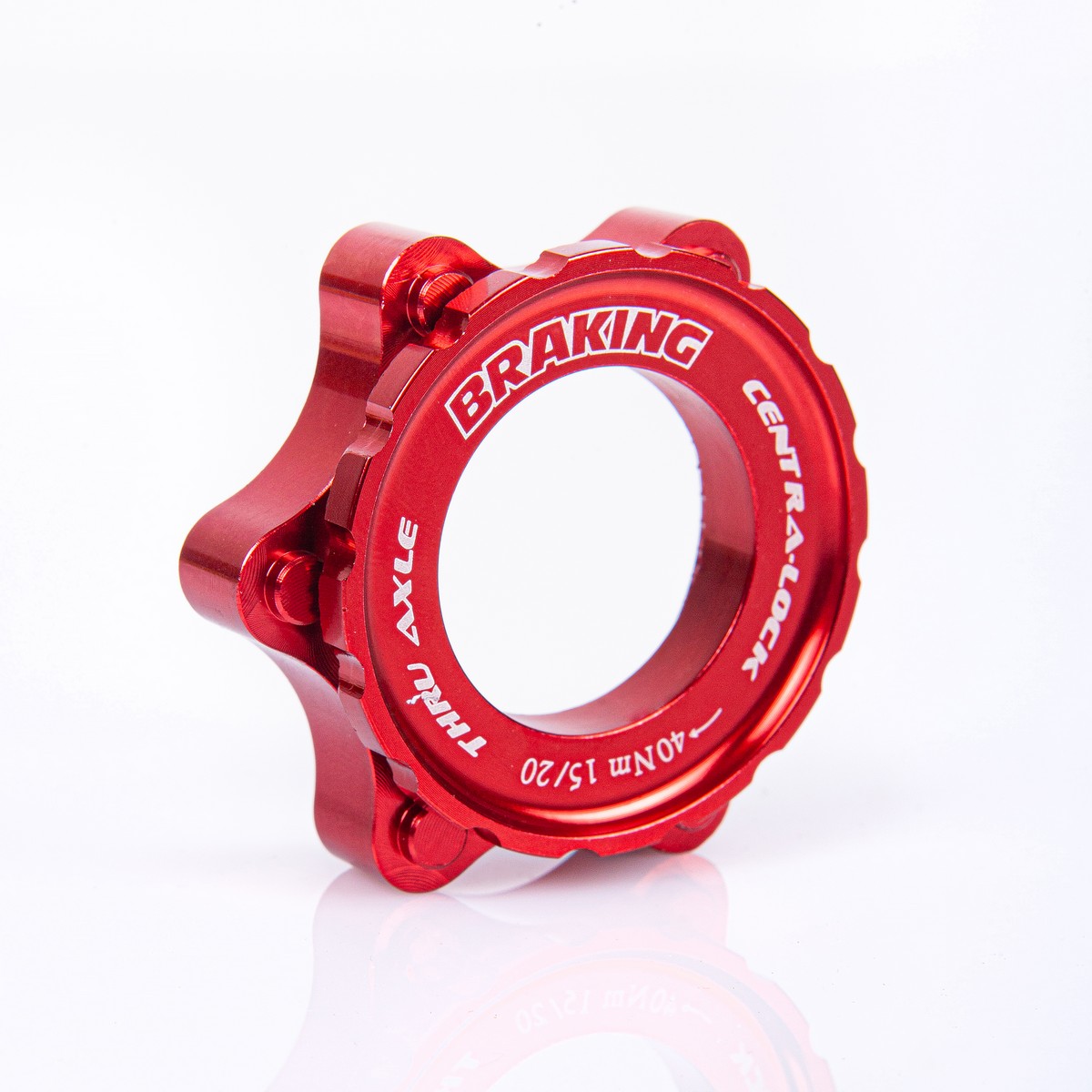 kerékagy zár adapter 15-20 mm Shimano 6 csavaros féktárcsához BRAKING prémium kerékpár kerékagy zár adapter 15-20 mm Shimano 6 csavaros féktárcsához BRAKING prémium kerékpár